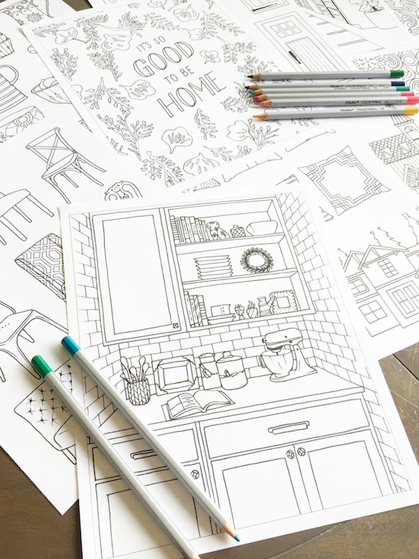 The Inspired Room Coloring Book ConfettiStyle