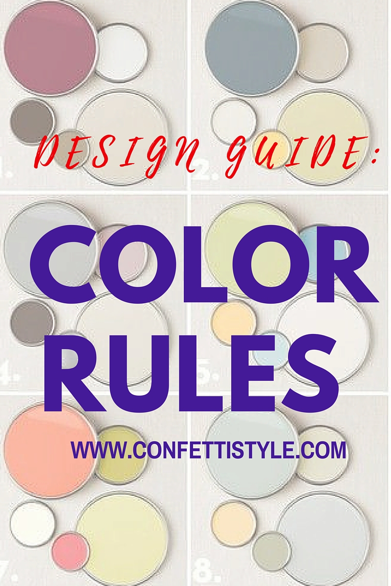 Design Guide Color Rules  ConfettiStyle