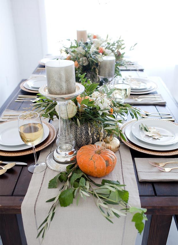 Setting The Table For Thanksgiving--Tips & Inspiration | ConfettiStyle