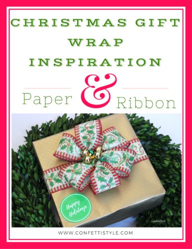 Gift Wrap Inspiration: White Wrapping Paper